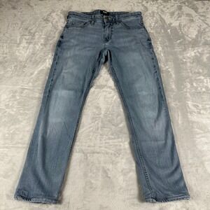 Paige Federal Slim Straight Jeans Women 30 Blue Mid Rise Preppy Capsule Wardrobe